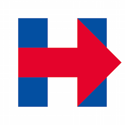 il nuovo logo della campagna elettorale 2016 di Hillary Clinton